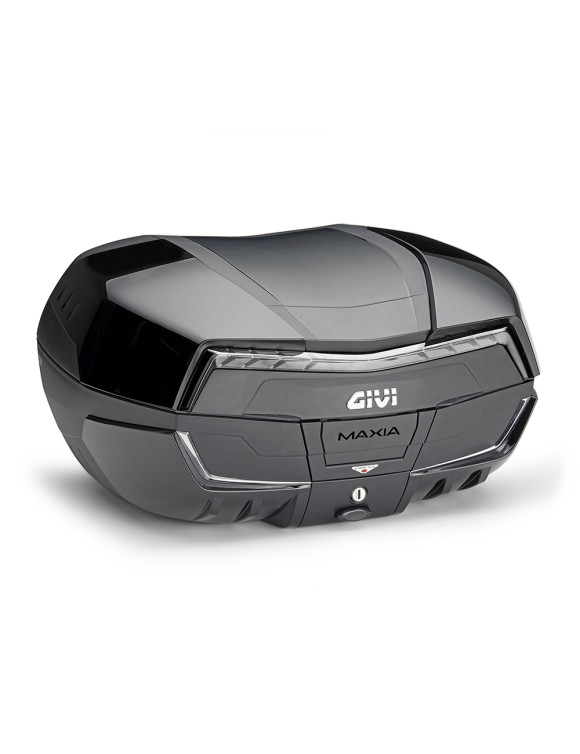 Givi 58L Maxia 5 Rear Top Case with Transparent Reflectors, Monokey, Black