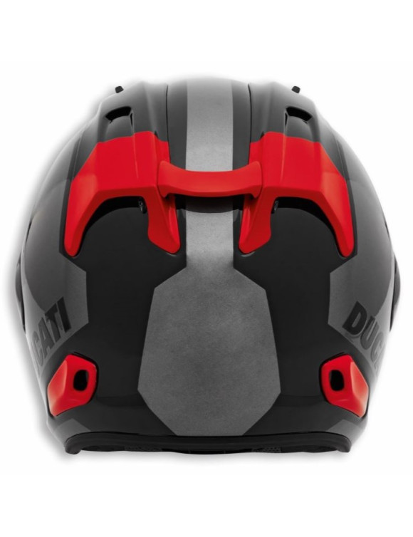 Original Ducati D-Attitude V2 Schwarz/Rot Motorrad Jethelm 98108513 - 3 Original Ducati D-Attitude V2 Schwarz/Rot Motorrad Jethelm 98108513 - 3