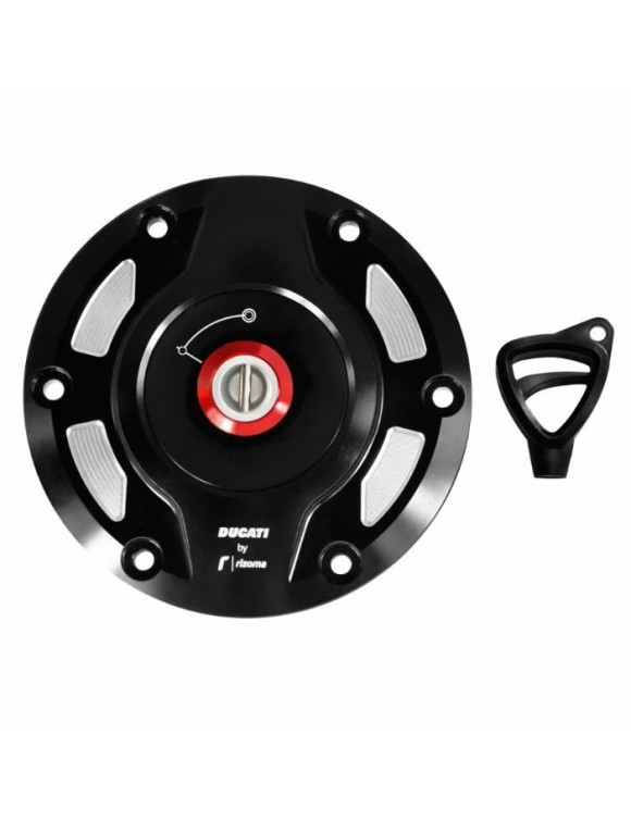 Tappo Serbatoio by Rizoma in Alluminio Nero 97780101AA Ducati Diavel 1260 - 1 Tappo Serbatoio by Rizoma in Alluminio Nero 97780101AA Ducati Diavel 1260 - 1