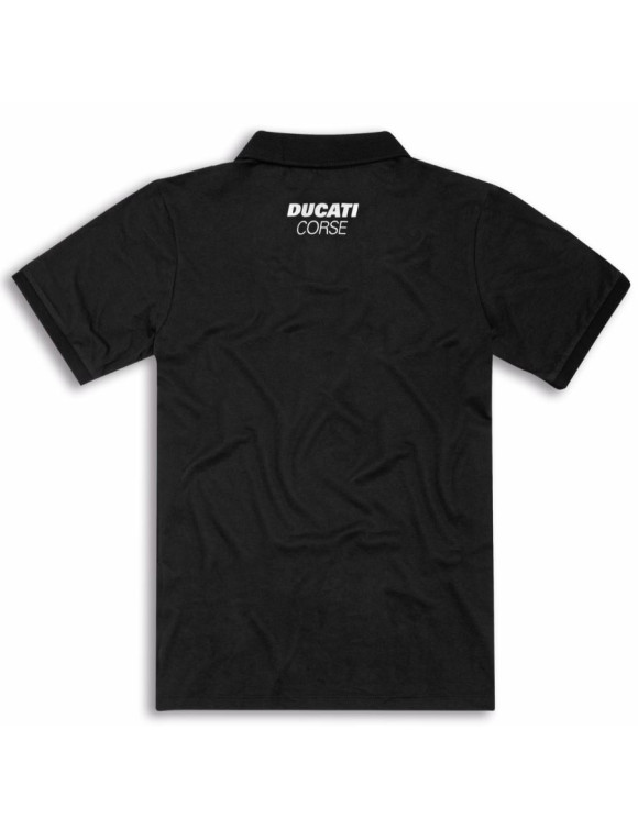 Original Ducati DC Sport Men's Polo T-Shirt Black 98770536 - 2 Original Ducati DC Sport Men's Polo T-Shirt Black 98770536 - 2