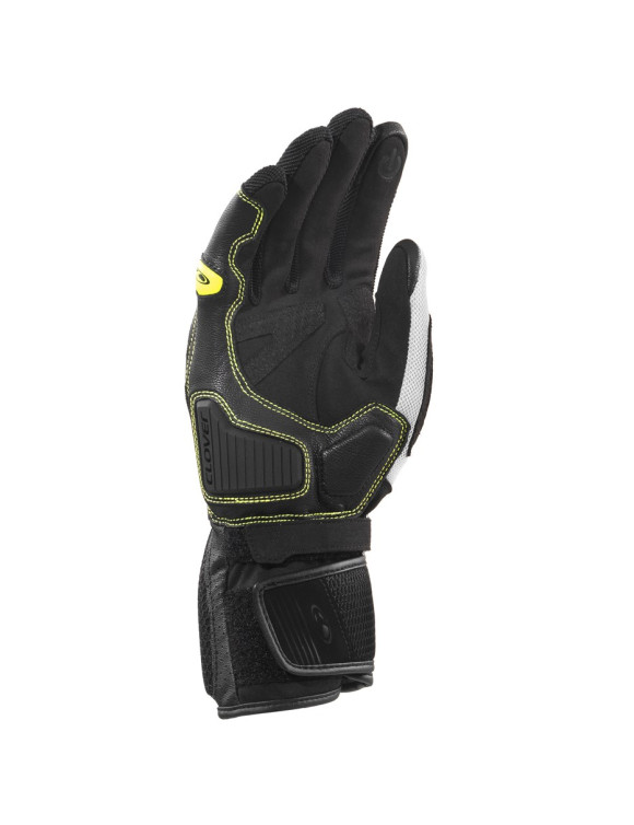 Clover SR-4 Lange Herren-Sommer-Motorradhandschuhe Schwarz/Grau 1122-N/GR - 3