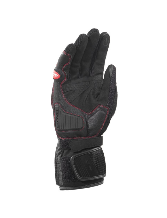 Guantes Moto Verano Hombre Clover SR-4 Largos Negro 1122-N/N - 3