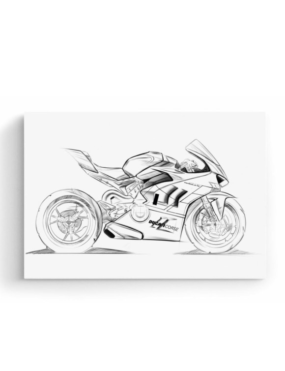 Original Ducati Assembleable Sketch Framework 987709470