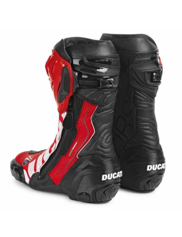 Botas de carreras unisex originales Ducati Corse V6 Air Negro/Rojo 9810854 - 2