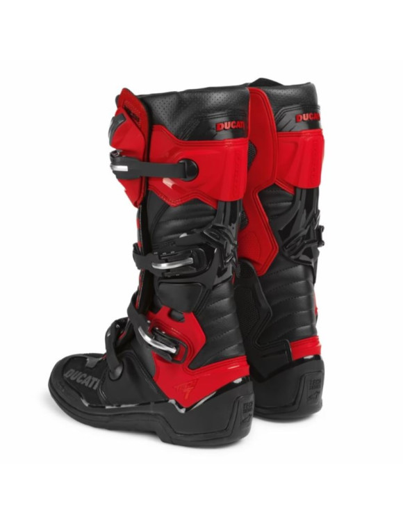Botas cruzadas de moto para hombre originales Ducati Explorer T7 Negro/Rojo 981086 - 2 Botas cruzadas de moto para hombre originales Ducati Explorer T7 Negro/Rojo 981086 - 2