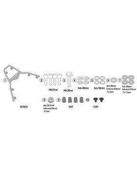 Givi SR6416 Triumph Scrambler 1200 Top Case Attachment - View #7