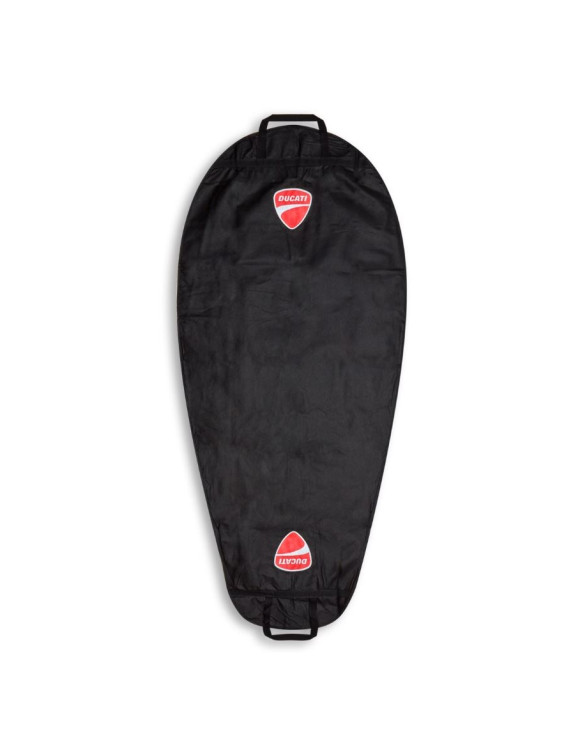 Sacca Porta Tuta Originale Ducati Leather Suit Bag Black/Red 981552950 - 2
