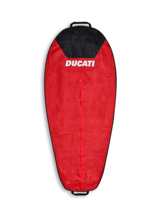 Sacca Porta Tuta Originale Ducati Leather Suit Bag Black/Red 981552950 - 1