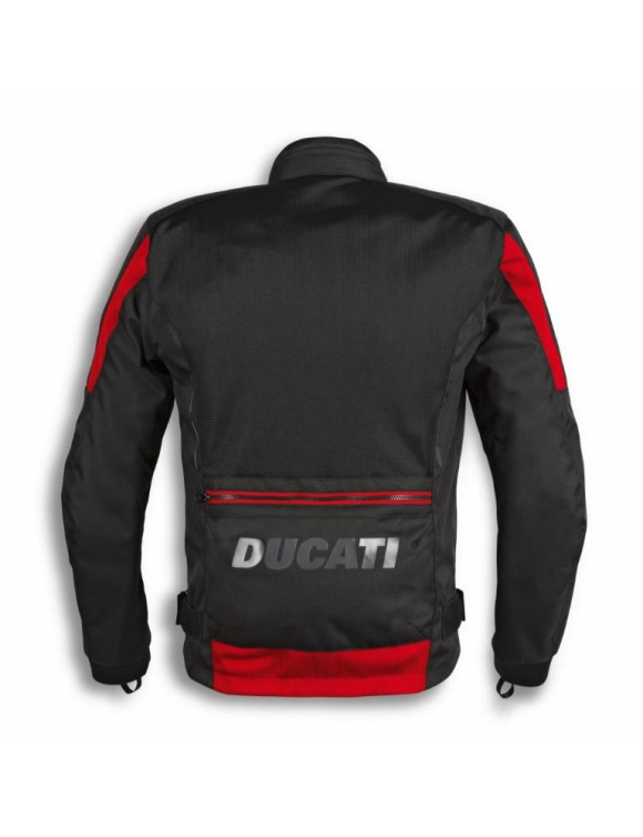 Giacca Moto ad Uomo Estiva Originale Ducati Flow C5 Black/Red 98108511 - 3 Giacca Moto ad Uomo Estiva Originale Ducati Flow C5 Black/Red 98108511 - 3