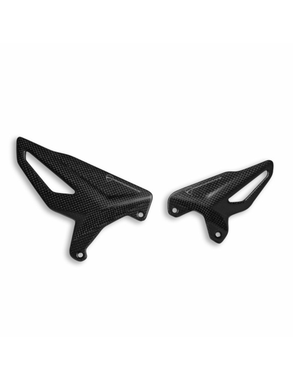 Pair of Carbon Heel Guards 96981062A Ducati Panigale V4, Streetfighter V2/V4