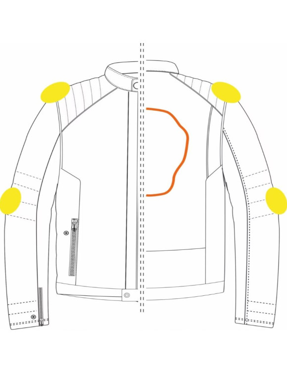 Blouson moto en cuir d'origine Ducati Heritage C2 pour homme 9810466 - 3 Blouson moto en cuir d'origine Ducati Heritage C2 pour homme 9810466 - 3