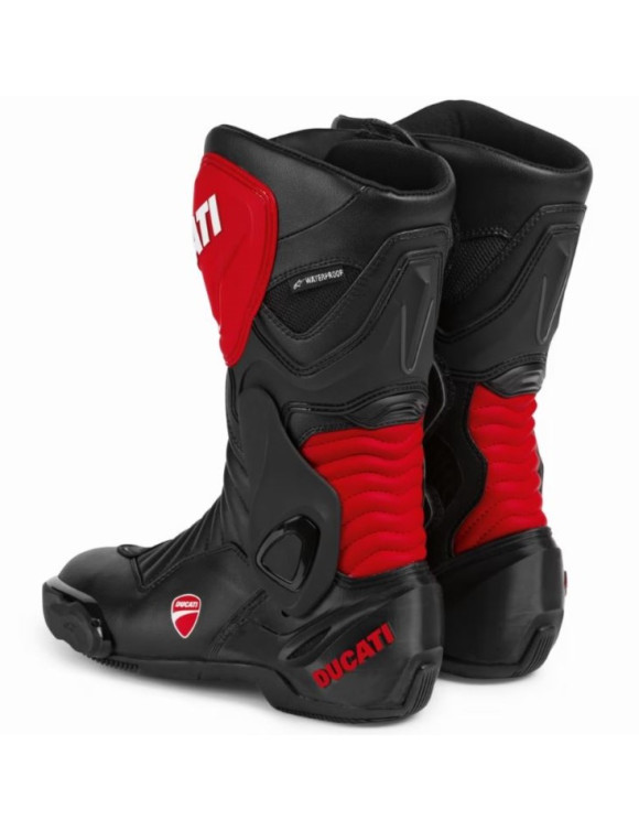 Boots de moto masculin Sport Touring Ducati Speed ​​Evo WP V2 Black / Red 9810855 - 2
