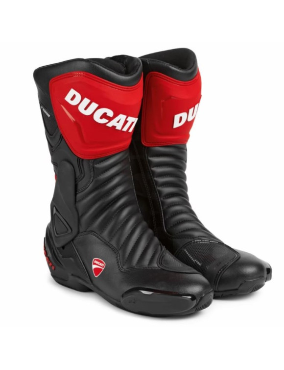 Boots de moto masculin Sport Touring Ducati Speed ​​Evo WP V2 Black / Red 9810855 - 1