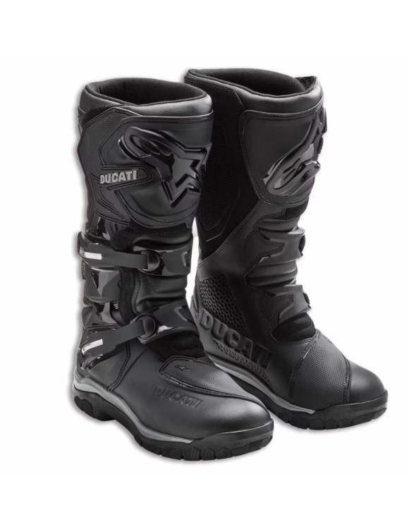 Bottes de moto pour hommes Touring-Adventure Ducati Atacama WP C2 Noir 981077 - 1