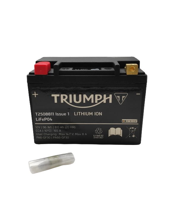 Batterie Litio 8Ah Original T2508811 Triumph Tiger 1200 GT/Pro, SPEED TRIPLE 1200 RR/RS