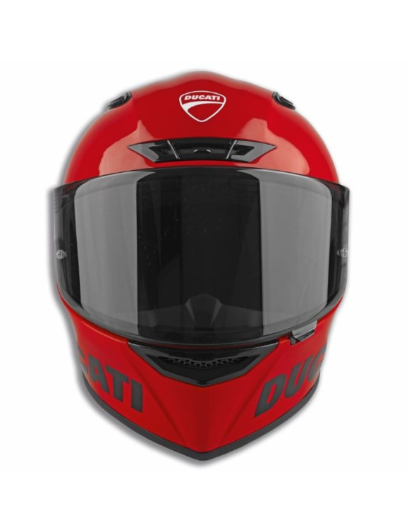 Casco Moto Integrale Originale Ducati Logo Red Lucido 98108836 - 2