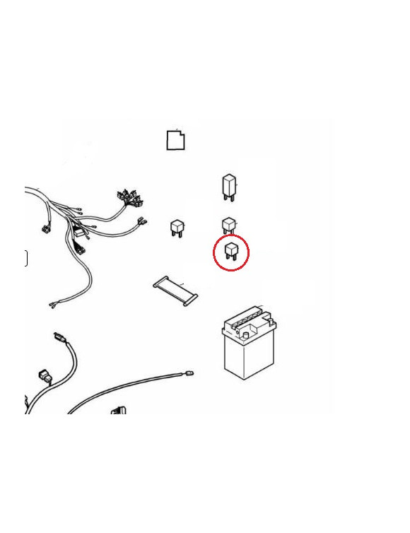 Triumph Original Battery EFI Relay T2508033 - 3 Triumph Original Battery EFI Relay T2508033 - 3