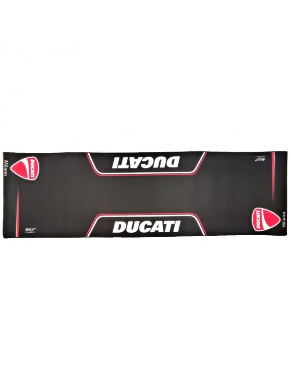 Tappeto Ducati milano con logo da officina edizione limitata nero be5010044 - 1 Tappeto Ducati milano con logo da officina edizione limitata nero be5010044 - 1