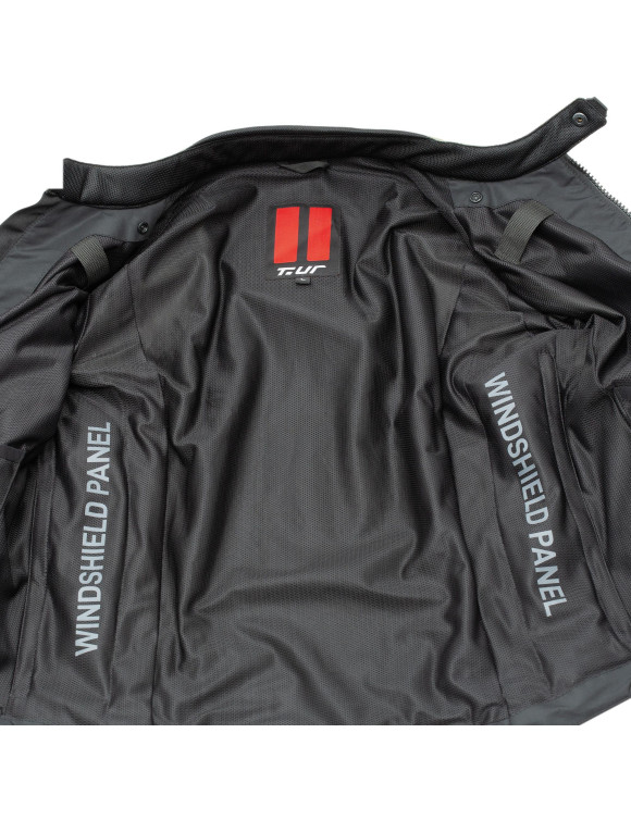 Sommer-Touren-Motorradjacke für Herren T.ur Elba Schwarz 1402260 - 6