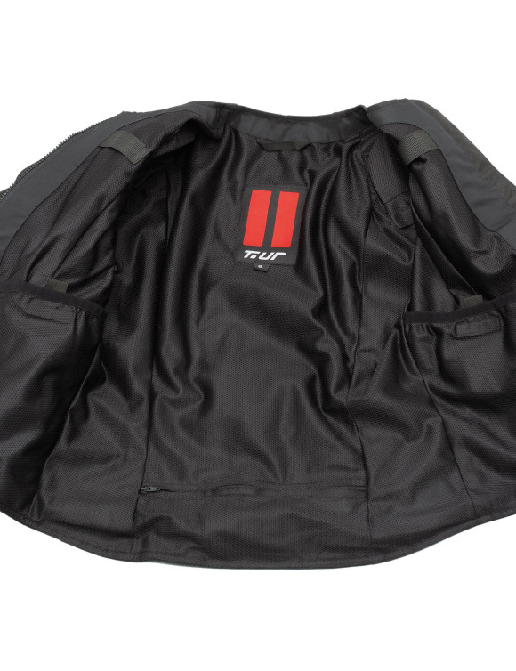Chaqueta de moto mujer Touring T.ur Airflow Shield Black Lady Summer 1402280 - 3