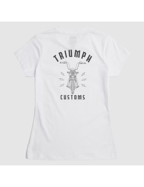 Original Triumph Ape Lady White Women's T-Shirt MTSS24128 - 4 Original Triumph Ape Lady White Women's T-Shirt MTSS24128 - 4
