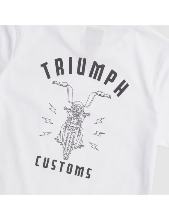 T-Shirt da Donna Originale Triumph Ape Lady White MTSS24128 - 2 T-Shirt da Donna Originale Triumph Ape Lady White MTSS24128 - 2