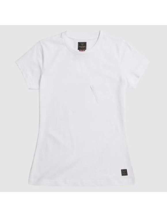 T-Shirt da Donna Originale Triumph Ape Lady White MTSS24128 - 1 T-Shirt da Donna Originale Triumph Ape Lady White MTSS24128 - 1