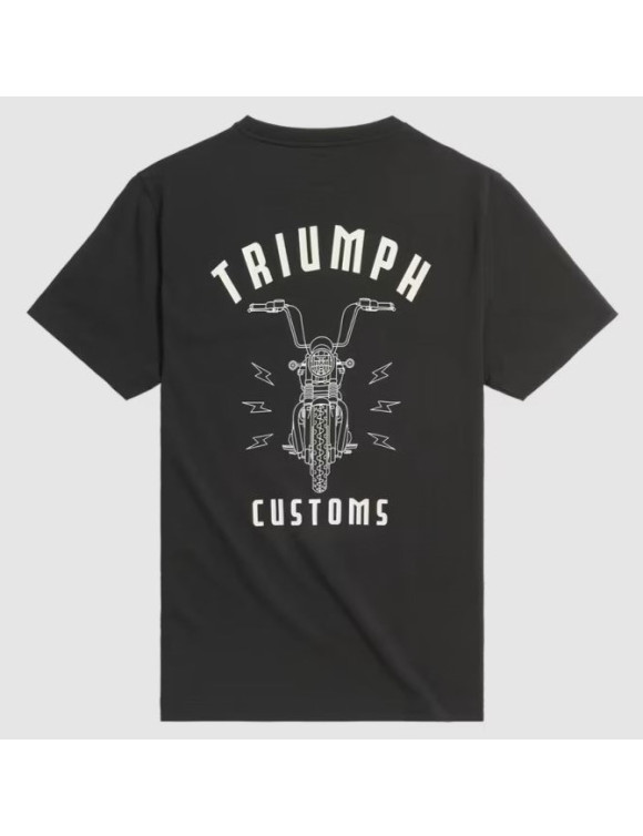 Camiseta Hombre Original Triumph Ape Negra MTSS24122 - 4 Camiseta Hombre Original Triumph Ape Negra MTSS24122 - 4