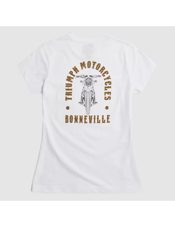 Original Triumph Bonneville 120 Lady White Damen T-Shirt MTSS24126 - 4