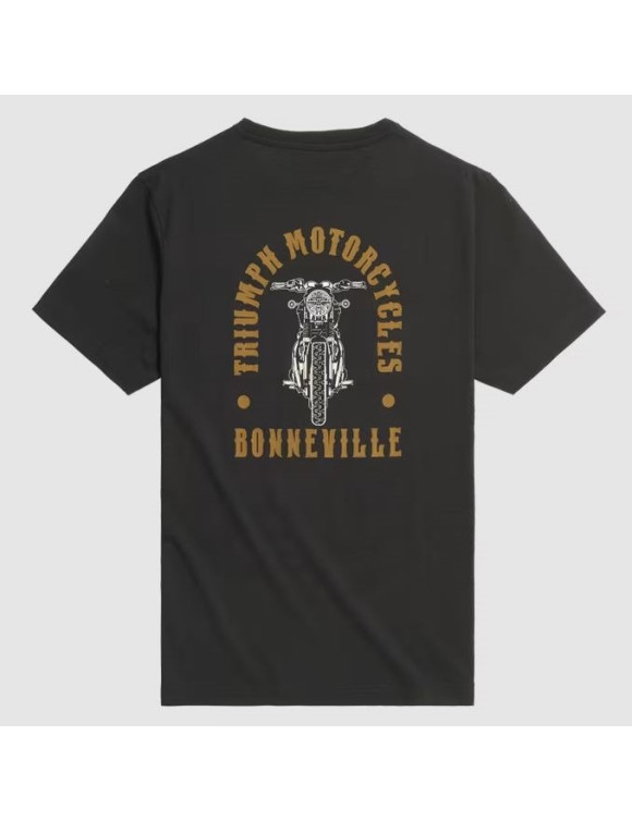 T-shirt da Uomo Originale Triumph Bonneville 120 Black MTSS24120 - 4
