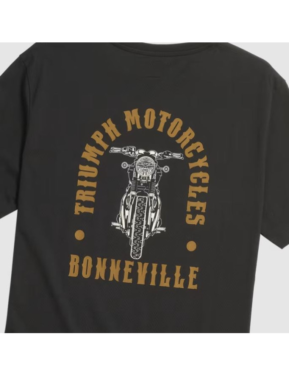 Camiseta Original Hombre Triumph Bonneville 120 Negra MTSS24120 - 2