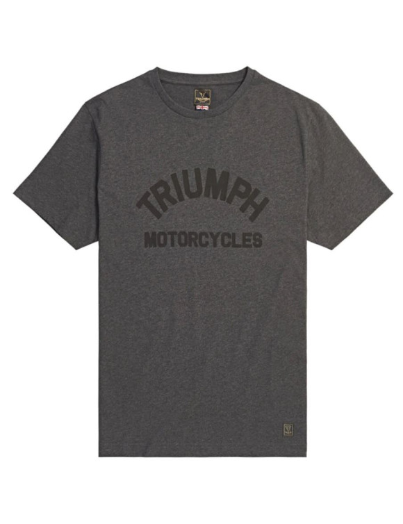 T-shirt homme original Triumph Burnham Black Marl Black MTSS24106 - 1 T-shirt homme original Triumph Burnham Black Marl Black MTSS24106 - 1