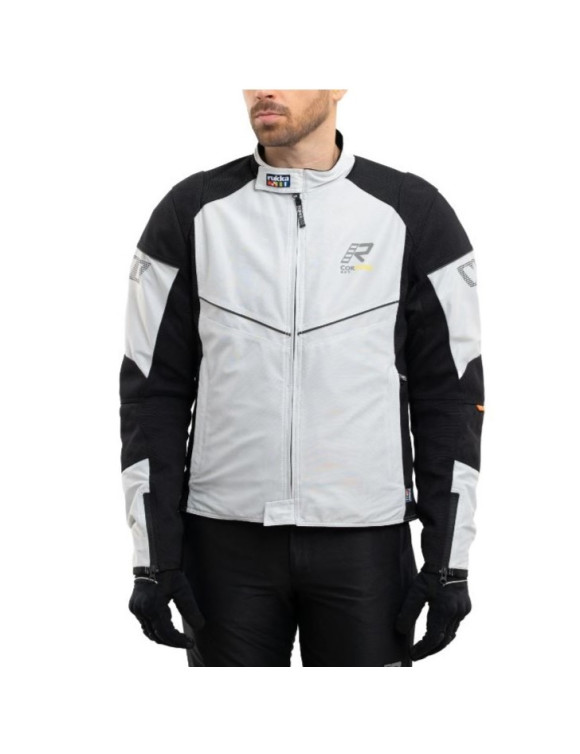 Giacca Moto da Uomo Estiva Touring Rukka Airgobi Black/Grey 570132720R200 - 2