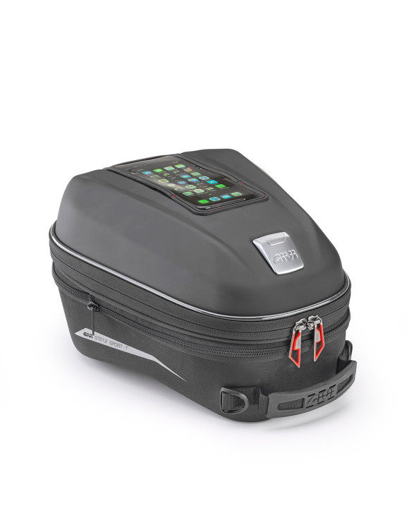 Extendable Tank Bag 12-15L, Tanklock, Motorcycle - Givi ST612+ - 1