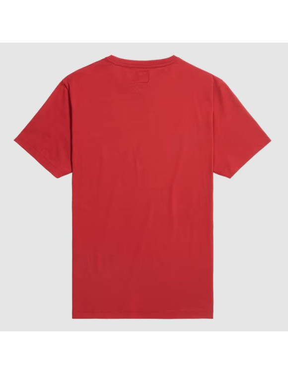 T-shirt moto homme en coton Triumph Cartmel Rouge/Bone MTSS24105 - 2