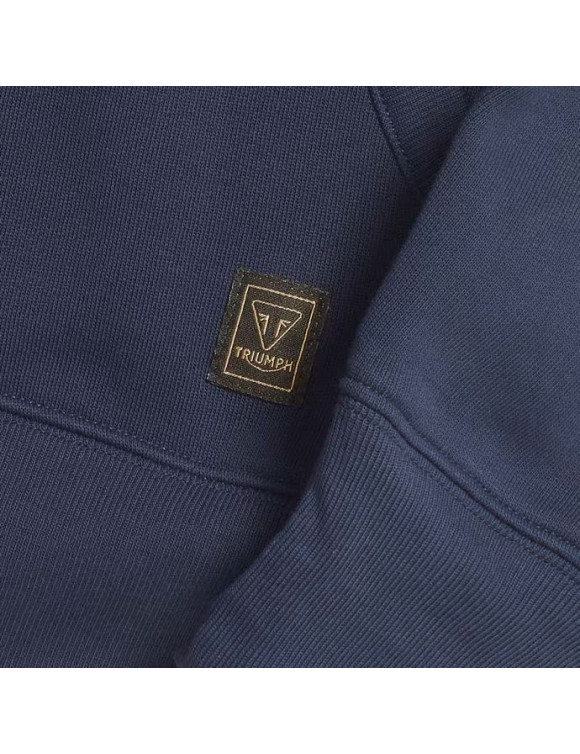Sweat-shirt original Triumph Carrick Pull-On pour homme, bleu marine/os MSWS24117 - 3
