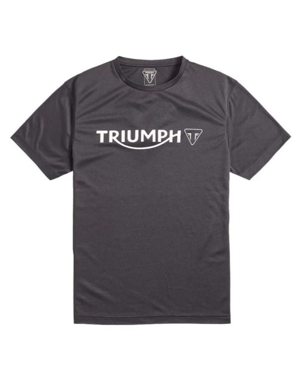 T-Shirt da Uomo Originale Triumph Rapid Dry Crew Neck Black MTSS22339 - 1 T-Shirt da Uomo Originale Triumph Rapid Dry Crew Neck Black MTSS22339 - 1