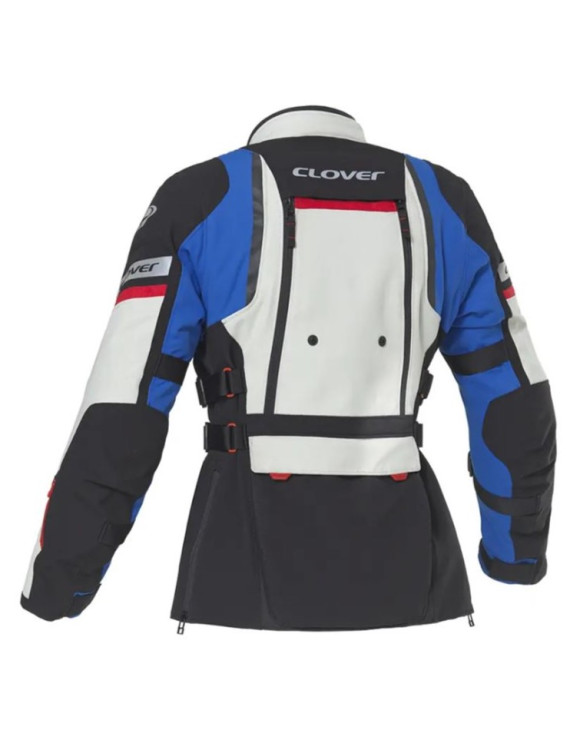 Chaqueta de moto Touring Mujer Clover GTS-5 WP Lady Azul/Gris 17004-BL/GR - 2 Chaqueta de moto Touring Mujer Clover GTS-5 WP Lady Azul/Gris 17004-BL/GR - 2