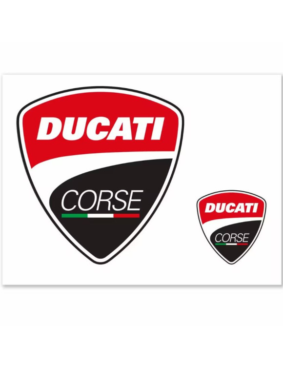 Pegatina original Ducati Corse 987700758
