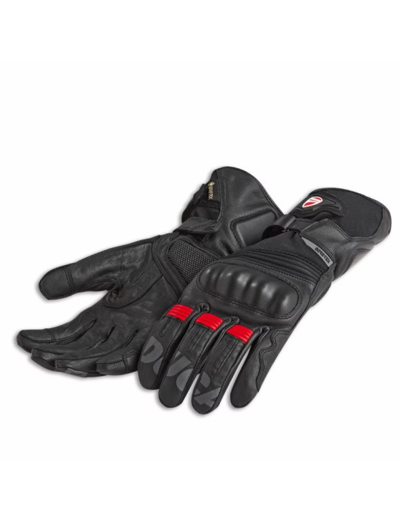 Guanti Moto Unisex Originali Ducati Strada C5 Black/Red 98107711 - 1