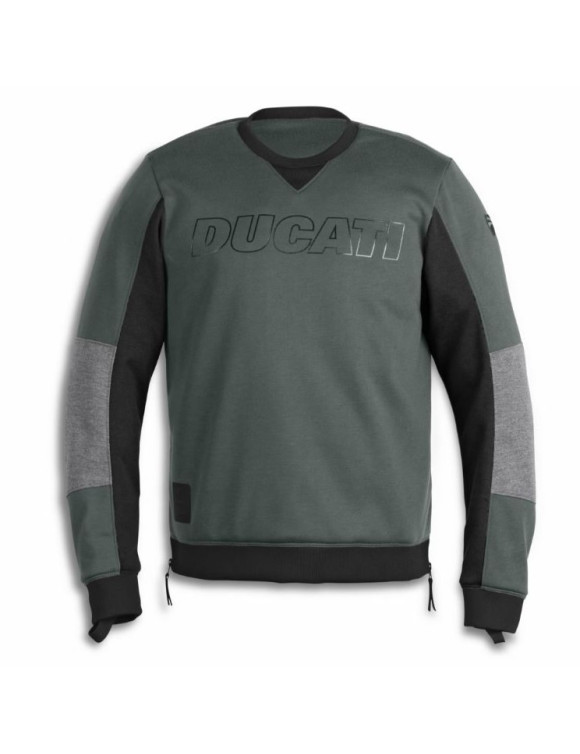 Original Ducati City Gray Men's Motorcycle Sweatshirt 98108539 - 1 Original Ducati City Gray Men's Motorcycle Sweatshirt 98108539 - 1