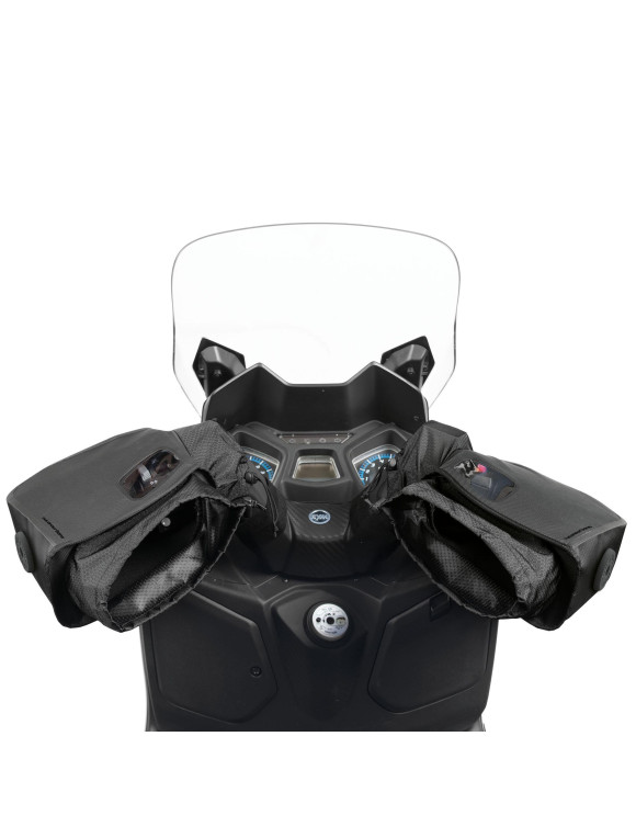 Fundas de invierno para manillar de scooter/motocicleta sin espejos - Tucano Urbano R333PRON - 2 Fundas de invierno para manillar de scooter/motocicleta sin espejos - Tucano Urbano R333PRON - 2