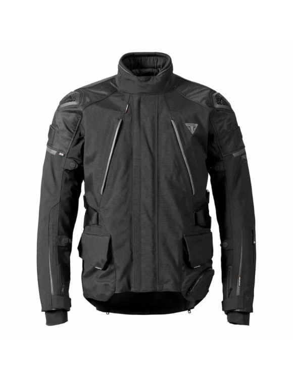 Original Triumph Alder GTX Schwarze Herren-Motorradjacke MTPS21301 - 1 Original Triumph Alder GTX Schwarze Herren-Motorradjacke MTPS21301 - 1