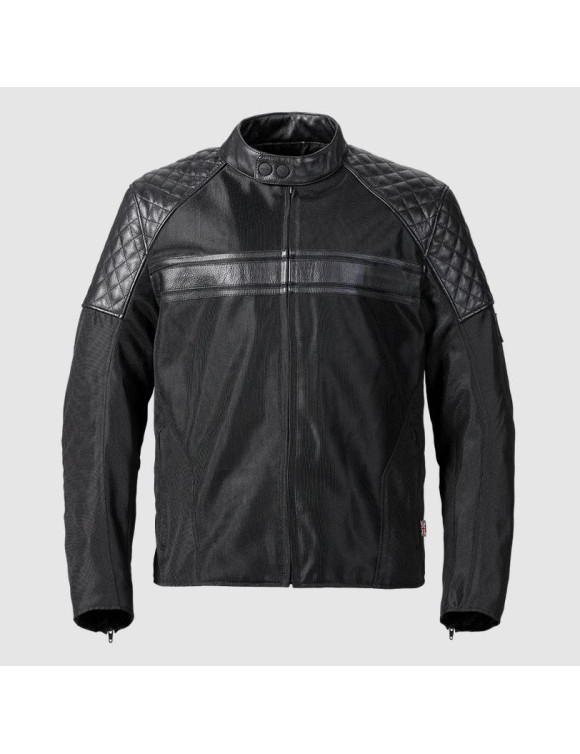 Original Triumph Braddan Mesh Black Men's Motorcycle Jacket MTHS21104