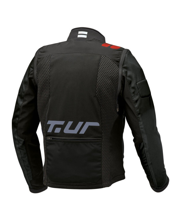 T.ur J-Three Arm Link Summer Herren-Motorradjacke Schwarz 1401105 - 2