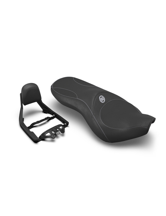 Two-seater saddle and backrest with handles KXQ00036 Royal Enfield Super Meteor 650 - 1