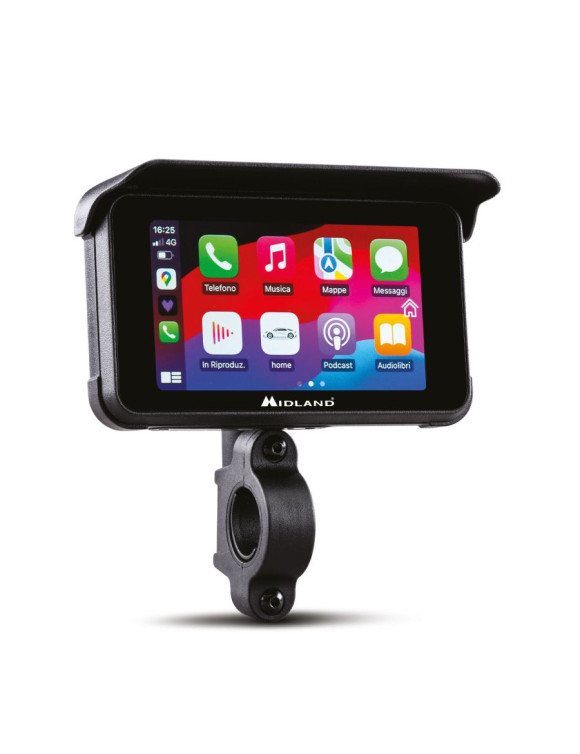Motorcycle - 5" Display with Double Dashcam and Tire and Impact Sensors - Midland C1636