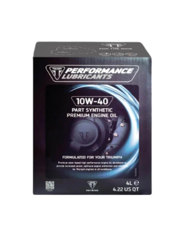Triumph - Olio Motore Part Synthetic 10W-40, 4 Litri - PLSS23004-1040 - 1