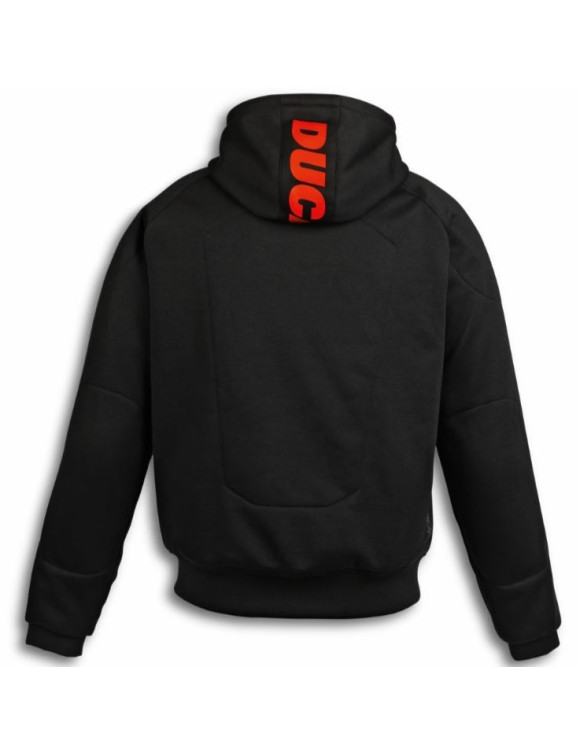 Sudadera de moto hombre original Ducati Jargon negra 98108840 - 2 Sudadera de moto hombre original Ducati Jargon negra 98108840 - 2