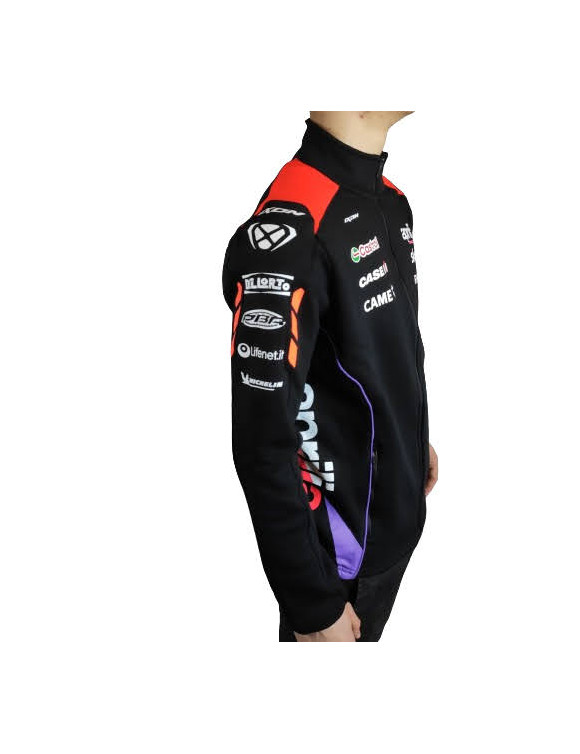 Sudadera con cremallera oficial de Aprilia Racing, réplica 2024 de Ixon - Negra - 4 Sudadera con cremallera oficial de Aprilia Racing, réplica 2024 de Ixon - Negra - 4